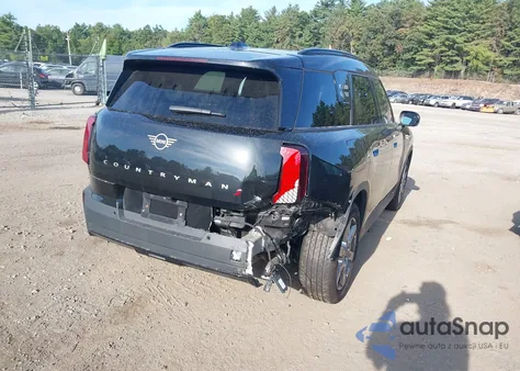 2025 Mini Countryman Cooper S из США, поврежденный, VIN WMZ23GA06S7P63836